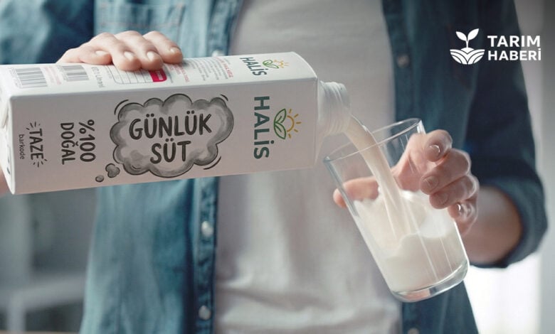Günlük süt etiketi